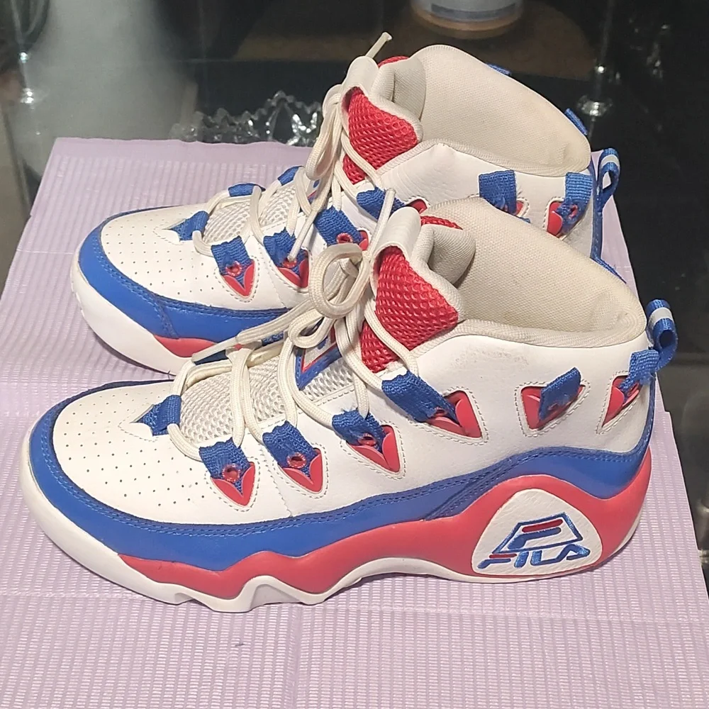Fila Kids Red, White, and Blue Sneakers